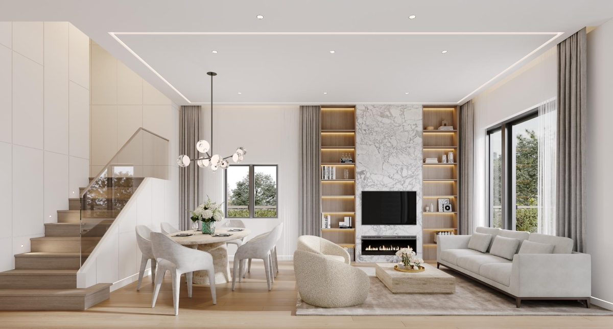 Living Room Photo of #2 6898 Adera Street, Vancouver, BC