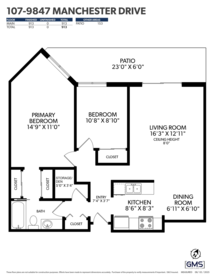 107 9847 Manchester Drive, Burnaby, BC, Burnaby — Apartment/Condo for sale