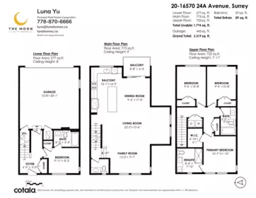 20 16570 24a Avenue, Surrey, BC, Surrey — Townhouse for sale