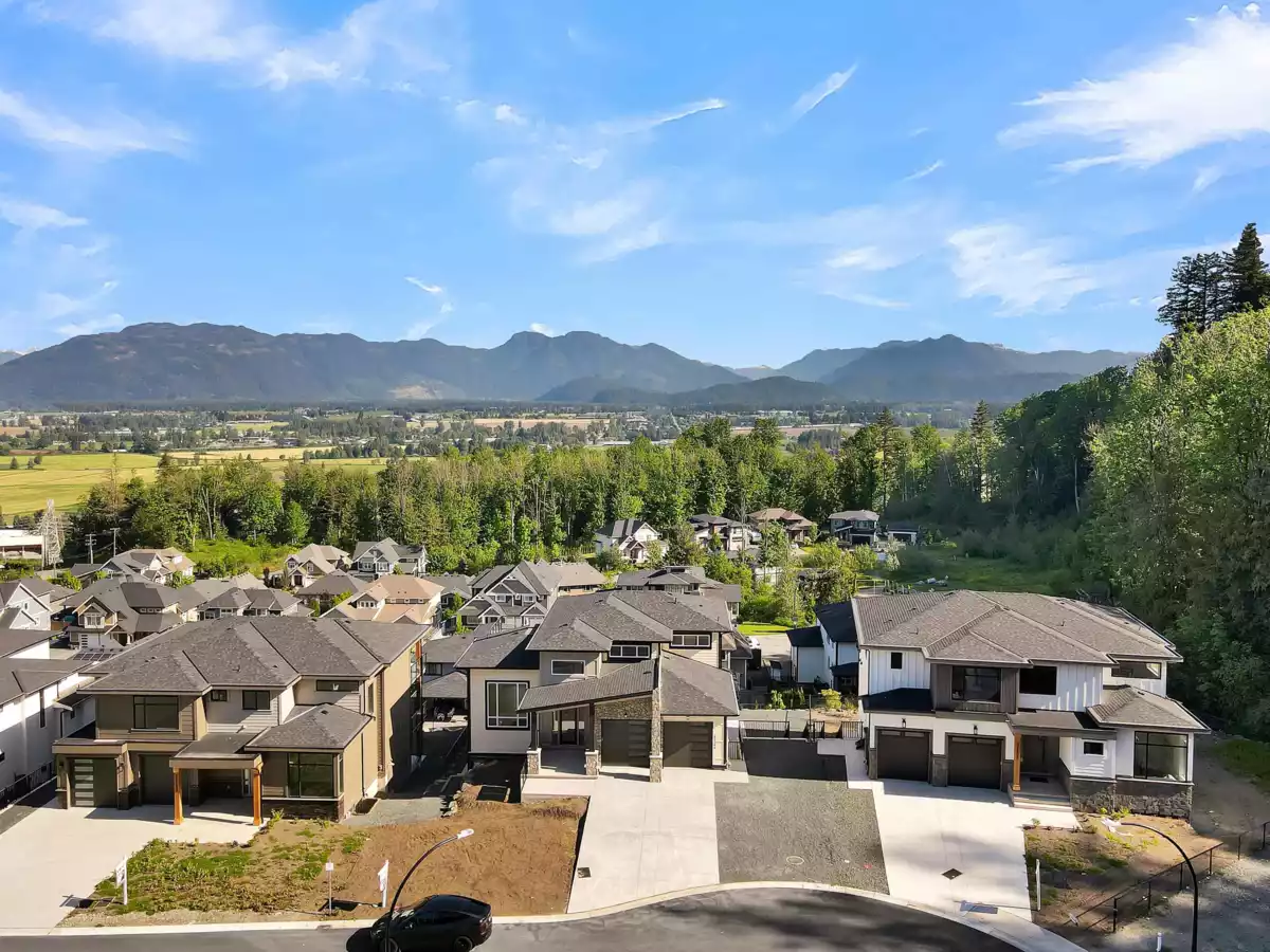Aerial View of 51199 Charlotte Place, Chilliwack, BC