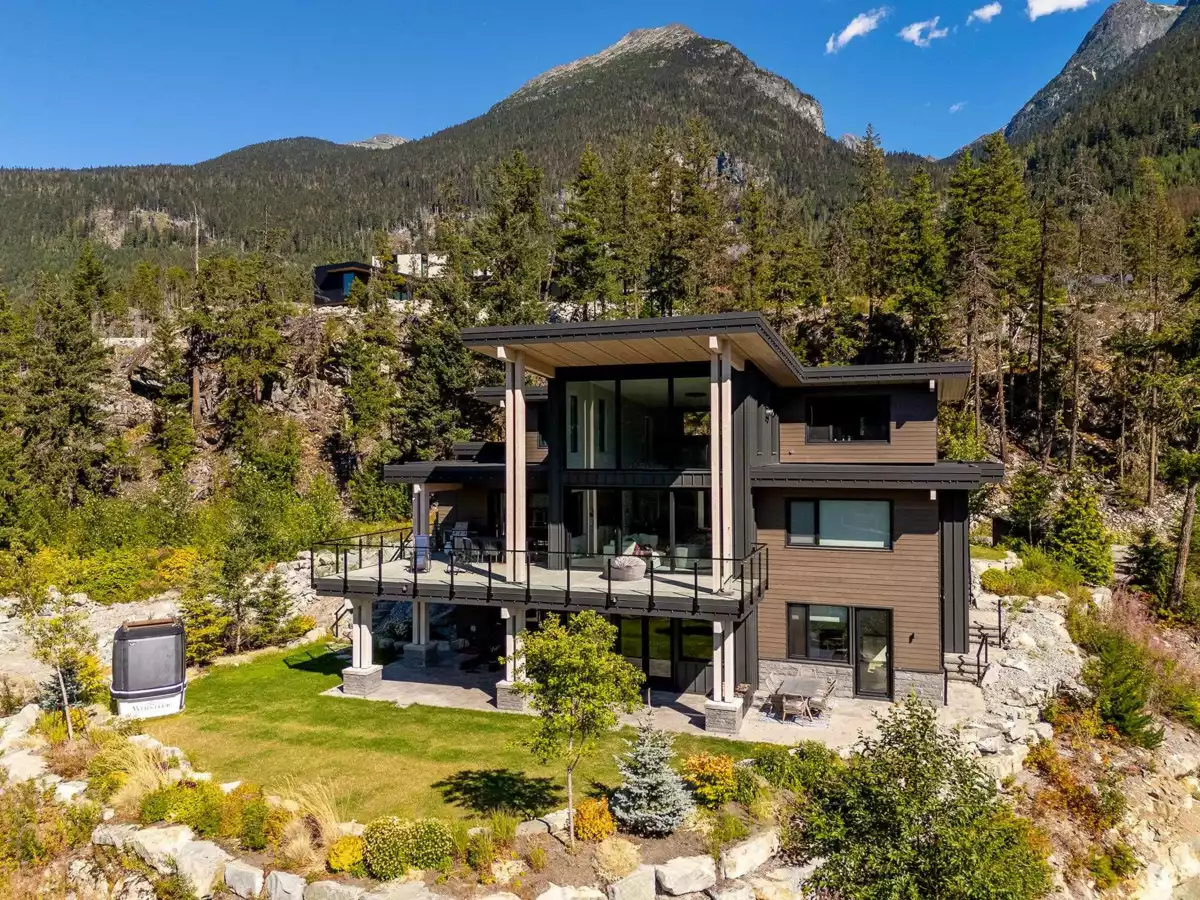 Aerial View of 9292 Steller's Way, Whistler, BC