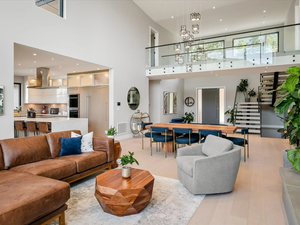 Living Room Photo of 9292 Steller's Way, Whistler, BC