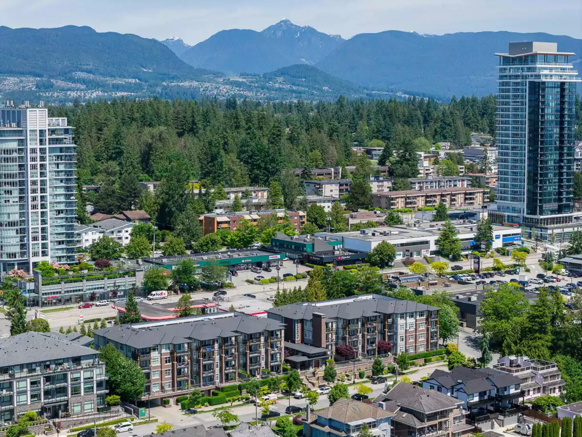 Aerial View of 2410 963 Charland Avenue, Coquitlam, BC