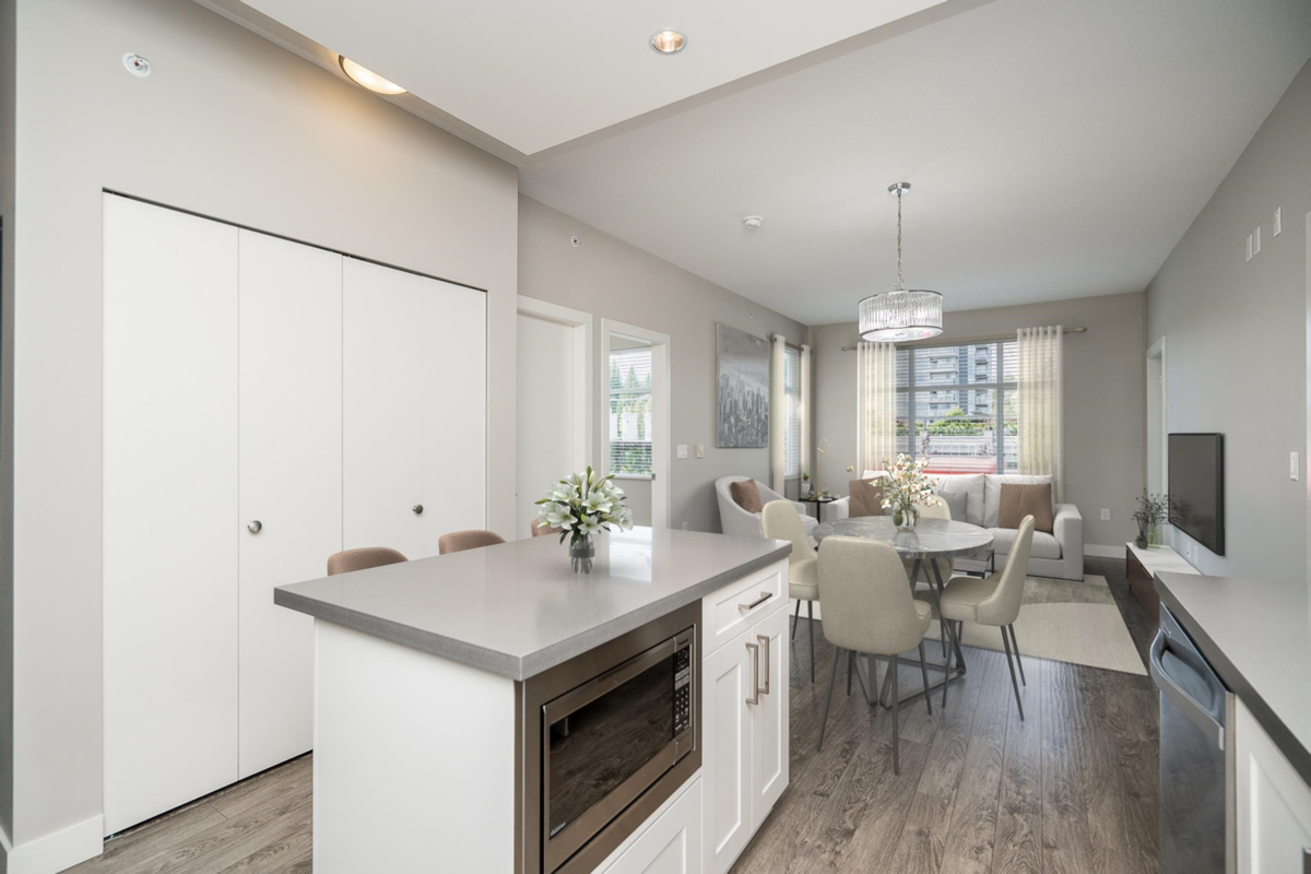 Exterior Rear Photo of 2410 963 Charland Avenue, Coquitlam, BC