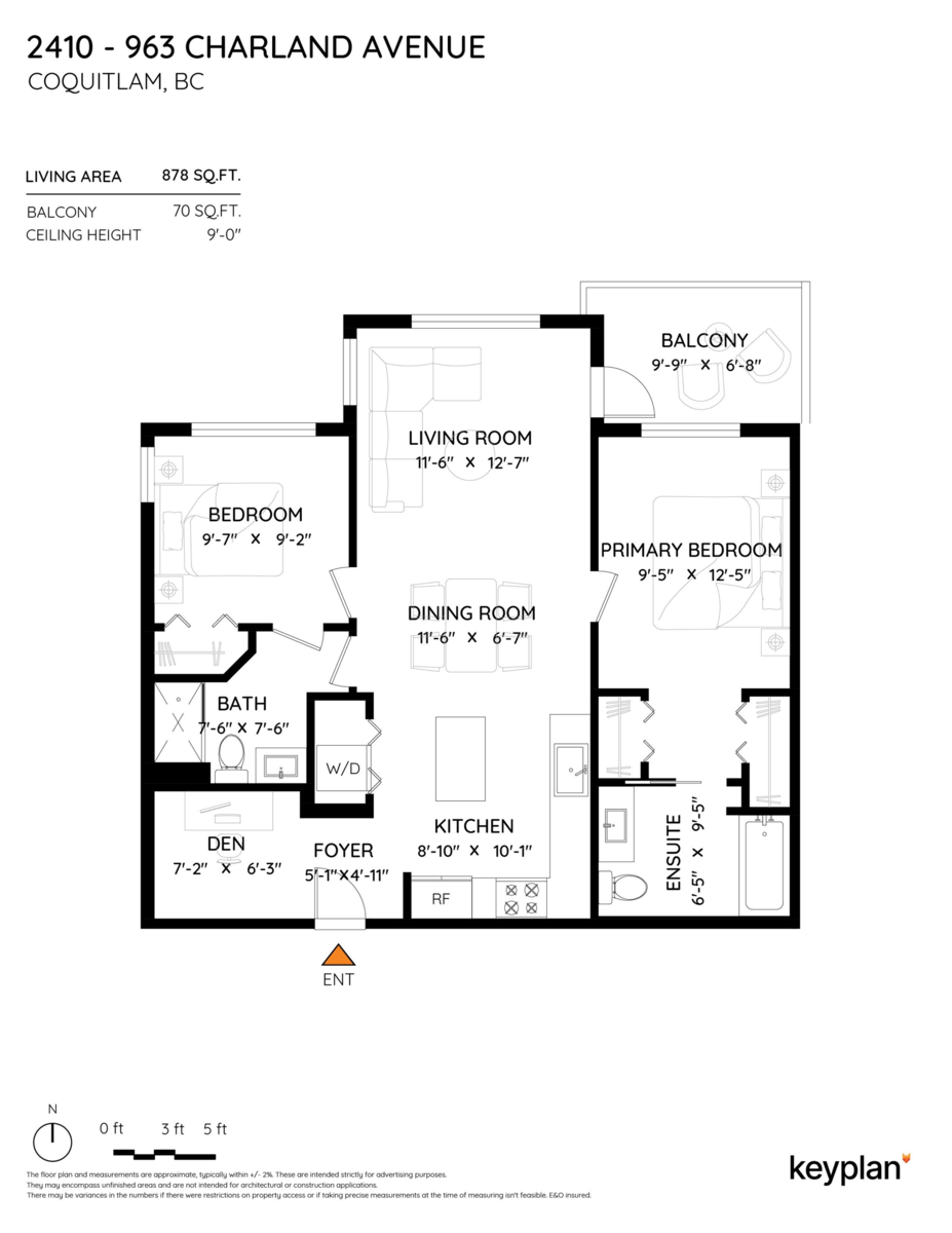 Playground / Recreational Area Near 2410 963 Charland Avenue, Coquitlam, BC