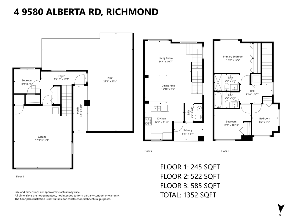 Loft / Bonus Room Photo of 4 9580 Alberta Road, Richmond, BC