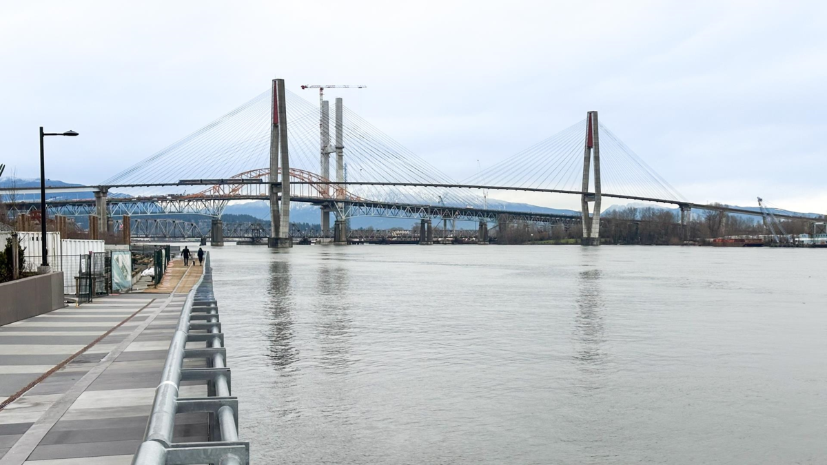 Outdoor Deck Photo of 102 660 Quayside Drive, New Westminster, BC