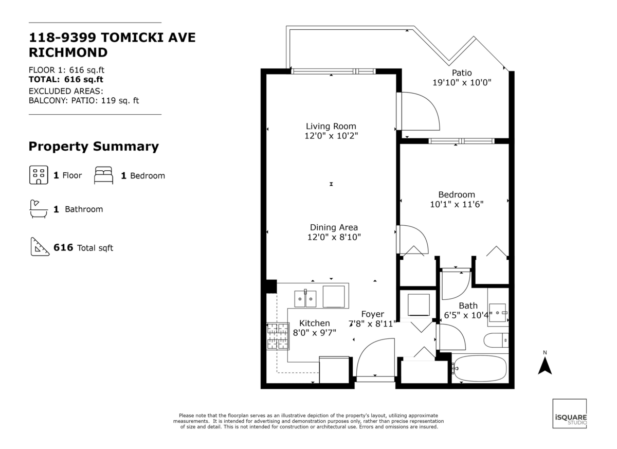 Outdoor Patio Photo of 118 9399 Tomicki Avenue, Richmond, BC