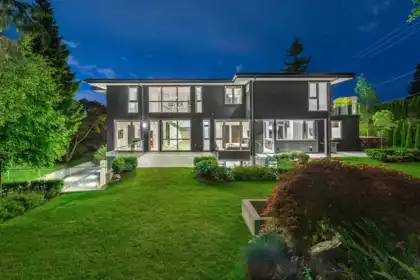 Backyard Photo of 1065 Groveland Road, West Vancouver, BC