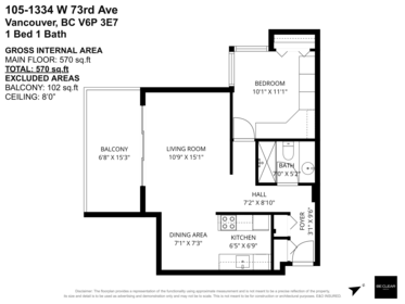 105 1334 W 73rd Avenue, Vancouver, BC, Vancouver — Apartment/Condo for sale