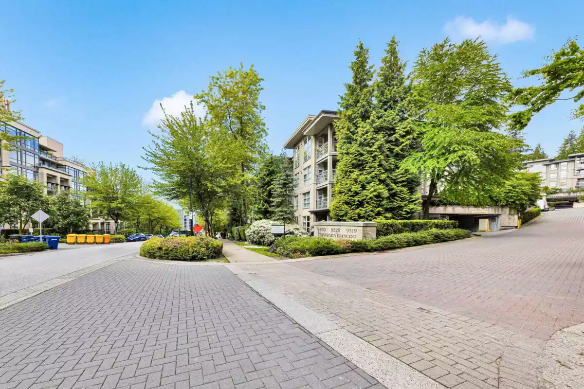 Exterior Rear Photo of 414 9339 University Crescent, Burnaby, BC