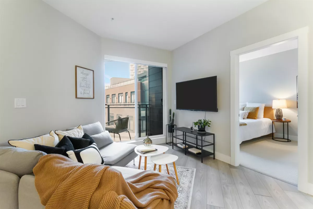 Family Room Photo of 513 3588 Sawmill Crescent, Vancouver, BC