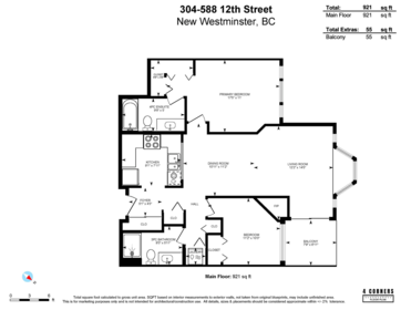 Entry Foyer Photo of 304 588 Twelfth Street, New Westminster, BC