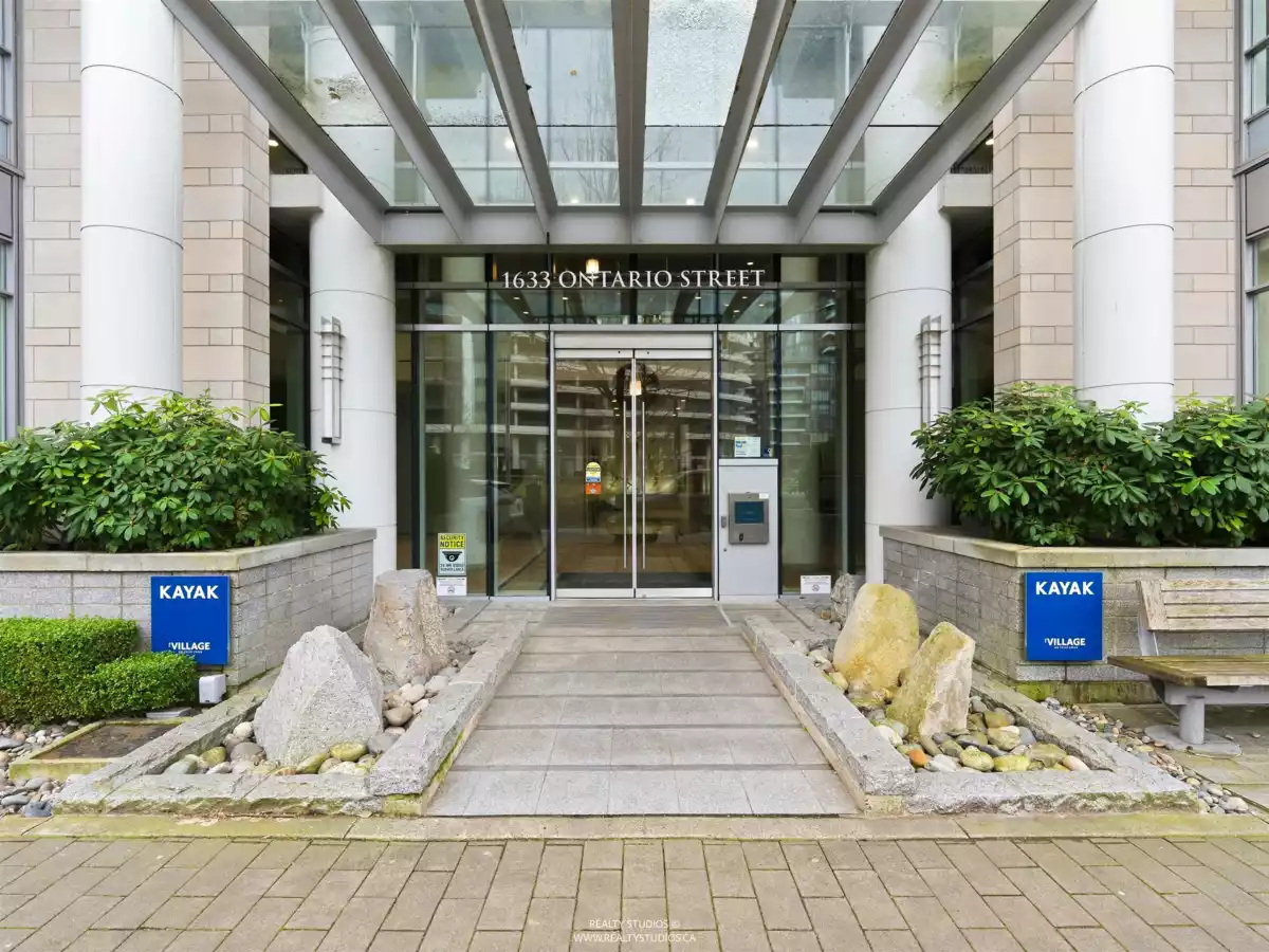 Exterior Rear Photo of 509 1633 Ontario Street, Vancouver, BC