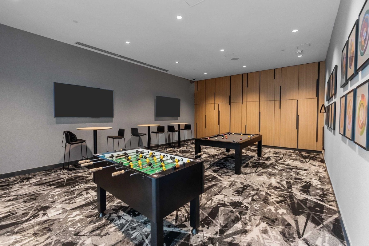 Basement Recreation Room Photo of 609 3833 Evergreen Place, Burnaby, BC
