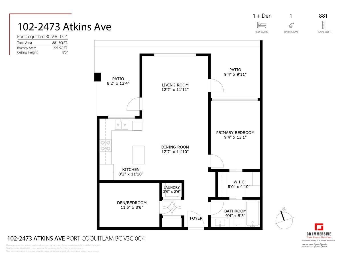 Garage Interior Photo of 102 2473 Atkins Avenue, Port Coquitlam, BC