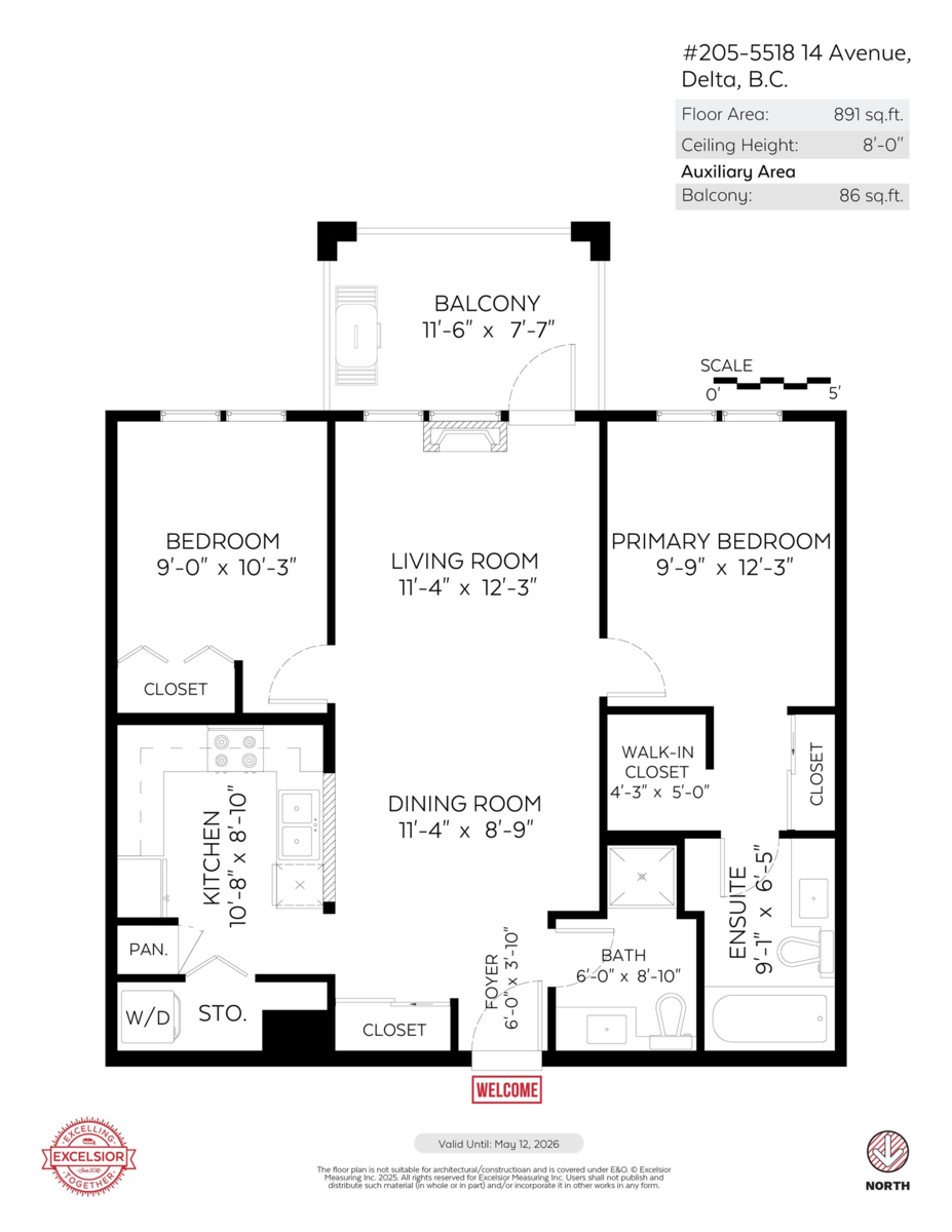 Bedroom 3 Photo of 205 5518 14th Avenue, Delta, BC