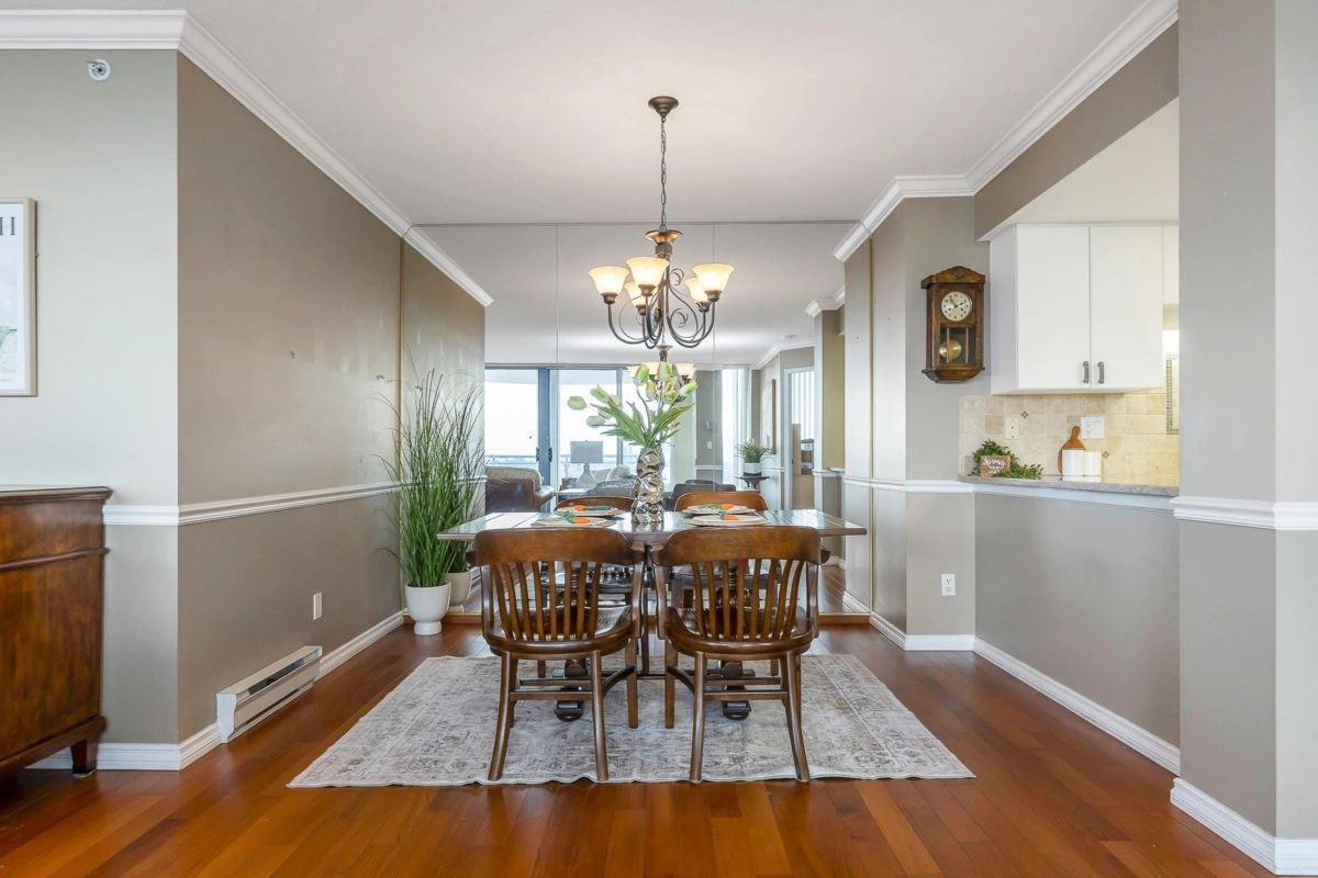 Dining Area Photo of 1904 719 Princess Street, New Westminster, BC