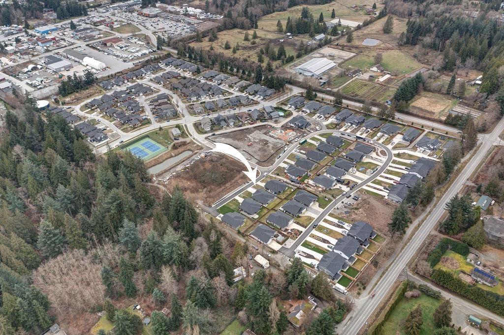 Aerial View of 1028 Celia Crescent, Gibsons, BC