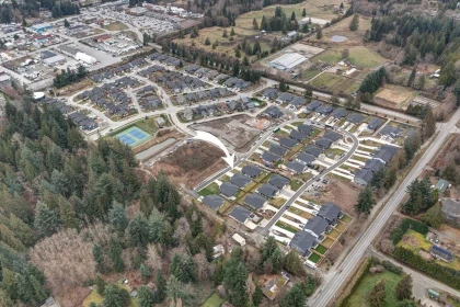 Aerial View of 1028 Celia Crescent, Gibsons, BC