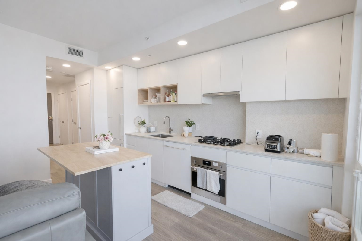 Living Room Photo of 1003 4433 Alaska Street, Burnaby, BC