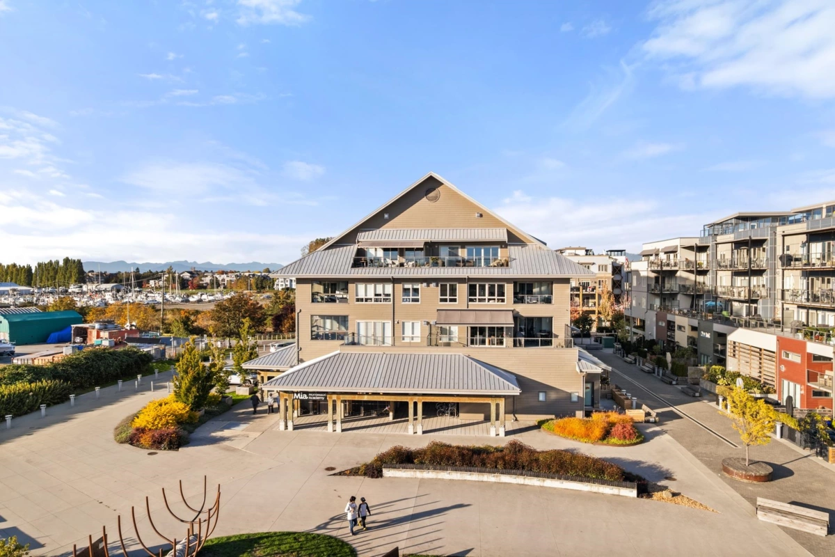 Aerial View of 209 6160 London Road, Richmond, BC
