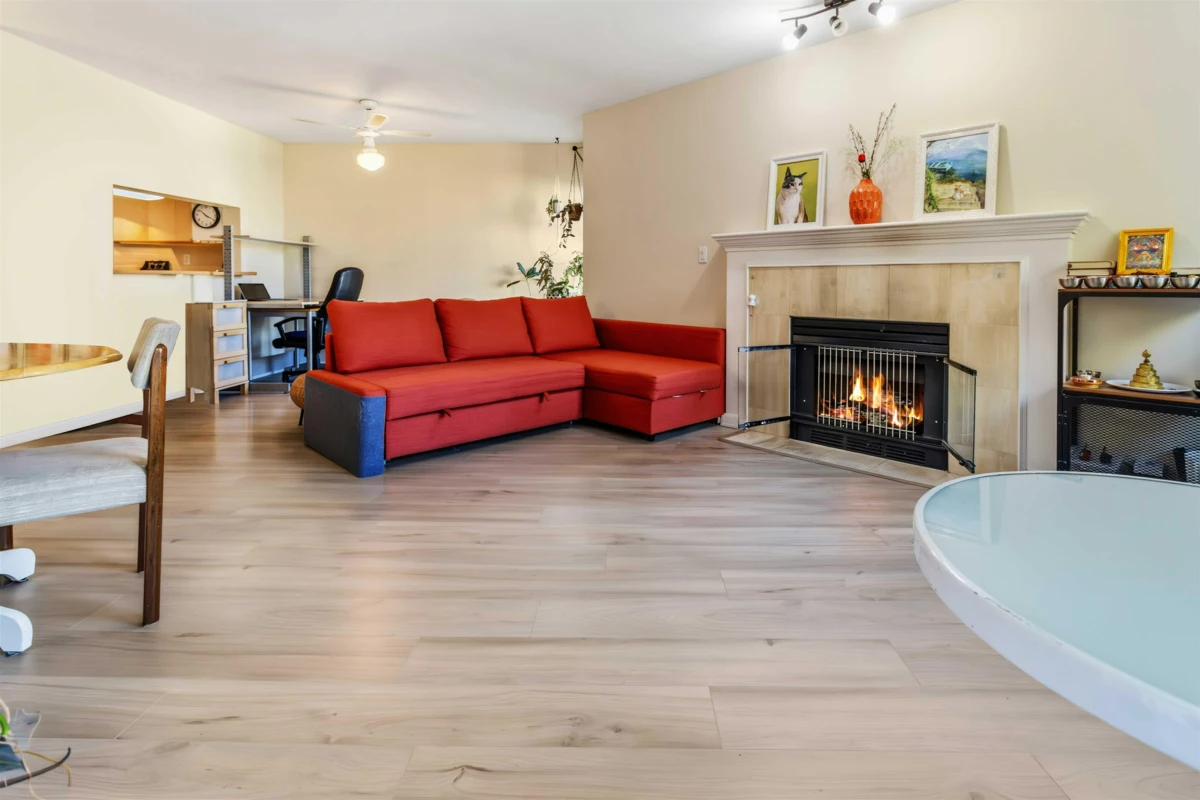 Living Room Photo of 313 7435 Moffatt Road, Richmond, BC