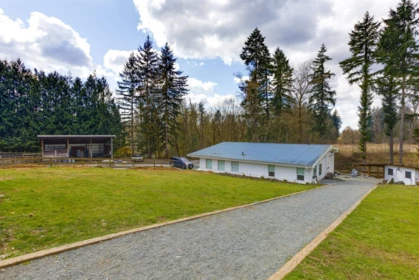 Aerial View of 7025 Hesslea Crescent, Abbotsford, BC
