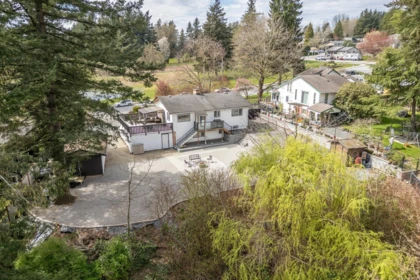 Aerial View of 7958 Taulbut Street, Mission, BC