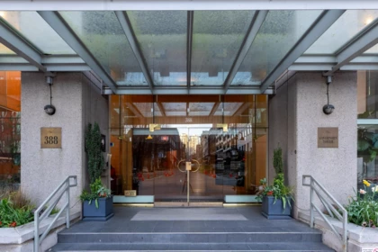 Aerial View of 505 388 Drake Street, Vancouver, BC