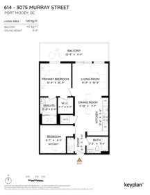 Aerial View of 614 3075 Murray Street, Port Moody, BC