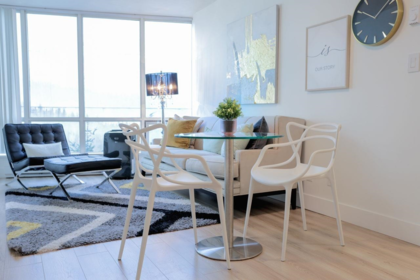 Kitchen Island Photo of 805 1166 Melville Street, Vancouver, BC