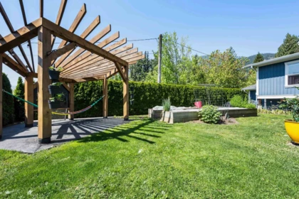 Aerial View of 6352 Golf Road, Agassiz, BC