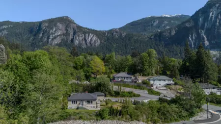 Aerial View of 38139 Clarke Drive, Squamish, BC