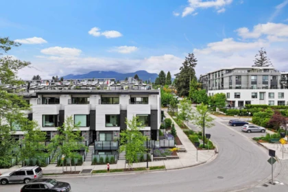 Aerial View of 201 650 E 2nd Street, North Vancouver, BC