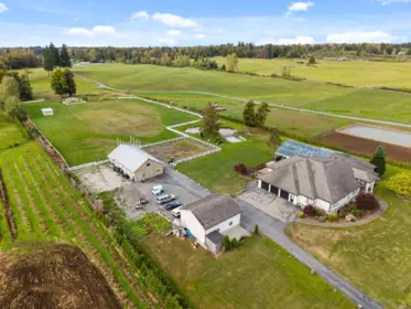Aerial View of 667 248 Street, Langley, BC