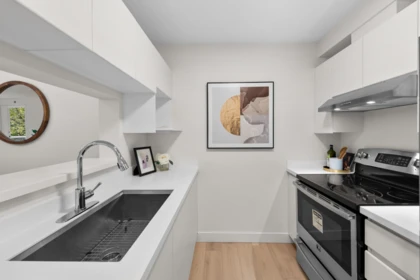 Powder Room Photo of 201 5189 Gaston Street, Vancouver, BC