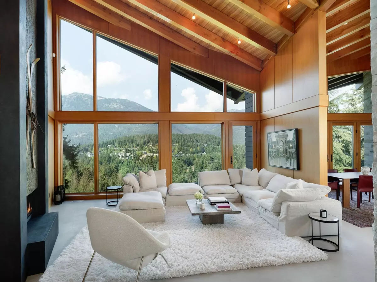 Living Room Photo of 3855 Sunridge Court, Whistler, BC