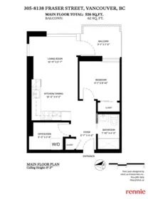 Garage Interior Photo of 305 8138 Fraser Street, Vancouver, BC
