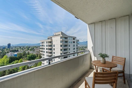 Outdoor Deck Photo of 2001 5645 Barker Avenue, Burnaby, BC