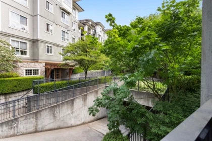 Aerial View of 301 2966 Silver Springs Boulevard, Coquitlam, BC
