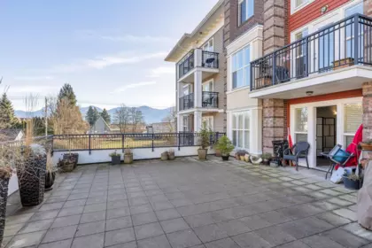 Outdoor Deck Photo of 206 8933 EDWARD STREET, Chilliwack BC V2P 4E2