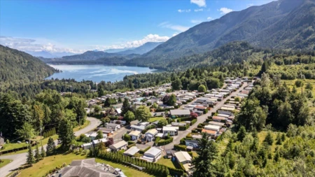 Aerial View of 65 1436 Frost Road, Columbia Valley, BC