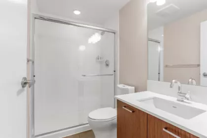 Powder Room Photo of 204 1177 Marine Drive, North Vancouver, BC