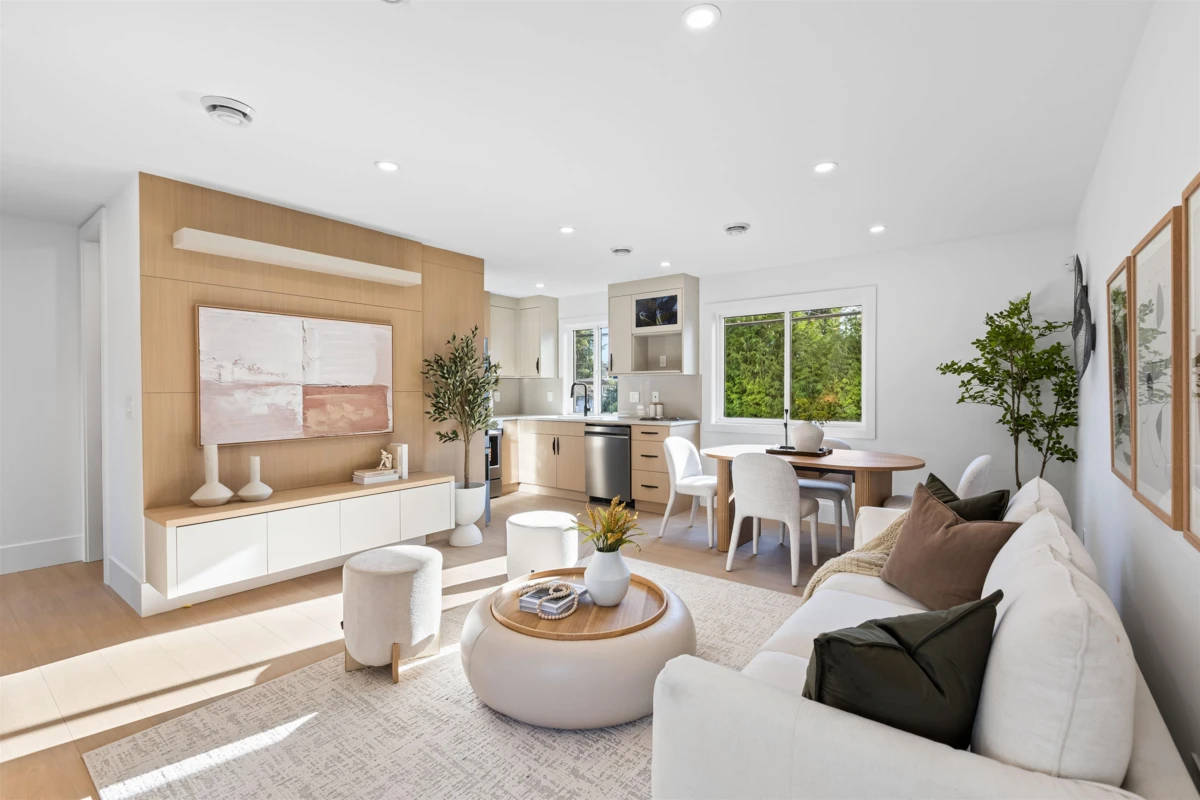 Living Room Photo of 3 6831 Salisbury Avenue, Burnaby, BC