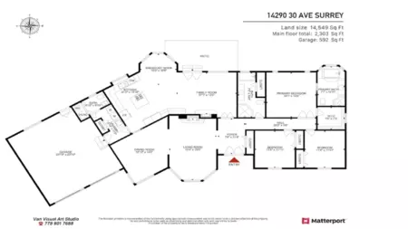 Basement Recreation Room Photo of 14290 30 Avenue, Surrey, BC