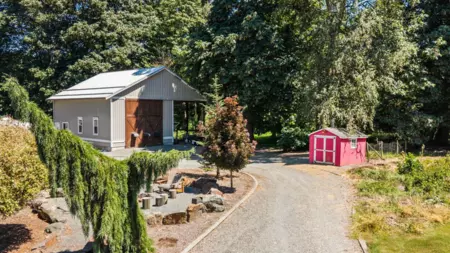 Aerial View of 2284 Ashton Road, Agassiz, BC