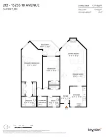 Outdoor Deck Photo of 212 15255 18 Avenue, Surrey, BC