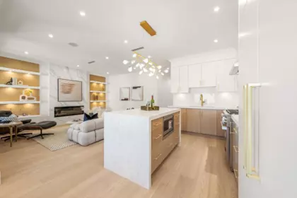 Kitchen Island Photo of 2 7911 Afton Drive, Richmond, BC