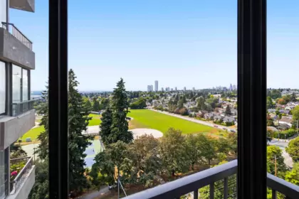 Exterior Rear Photo of 1603 740 Hamilton Street, New Westminster, BC